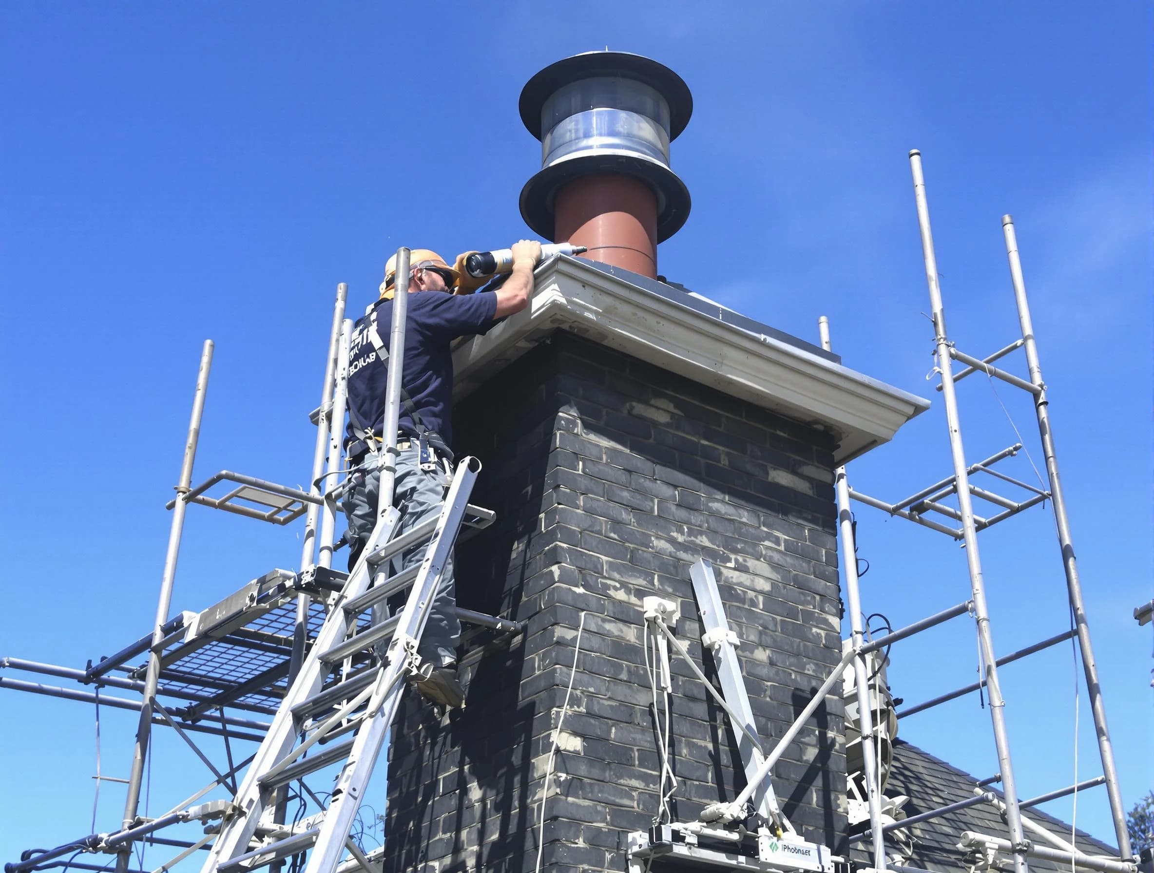 Sturdy chimney crown finished by South Park Chimney Sweep in South Park, PA