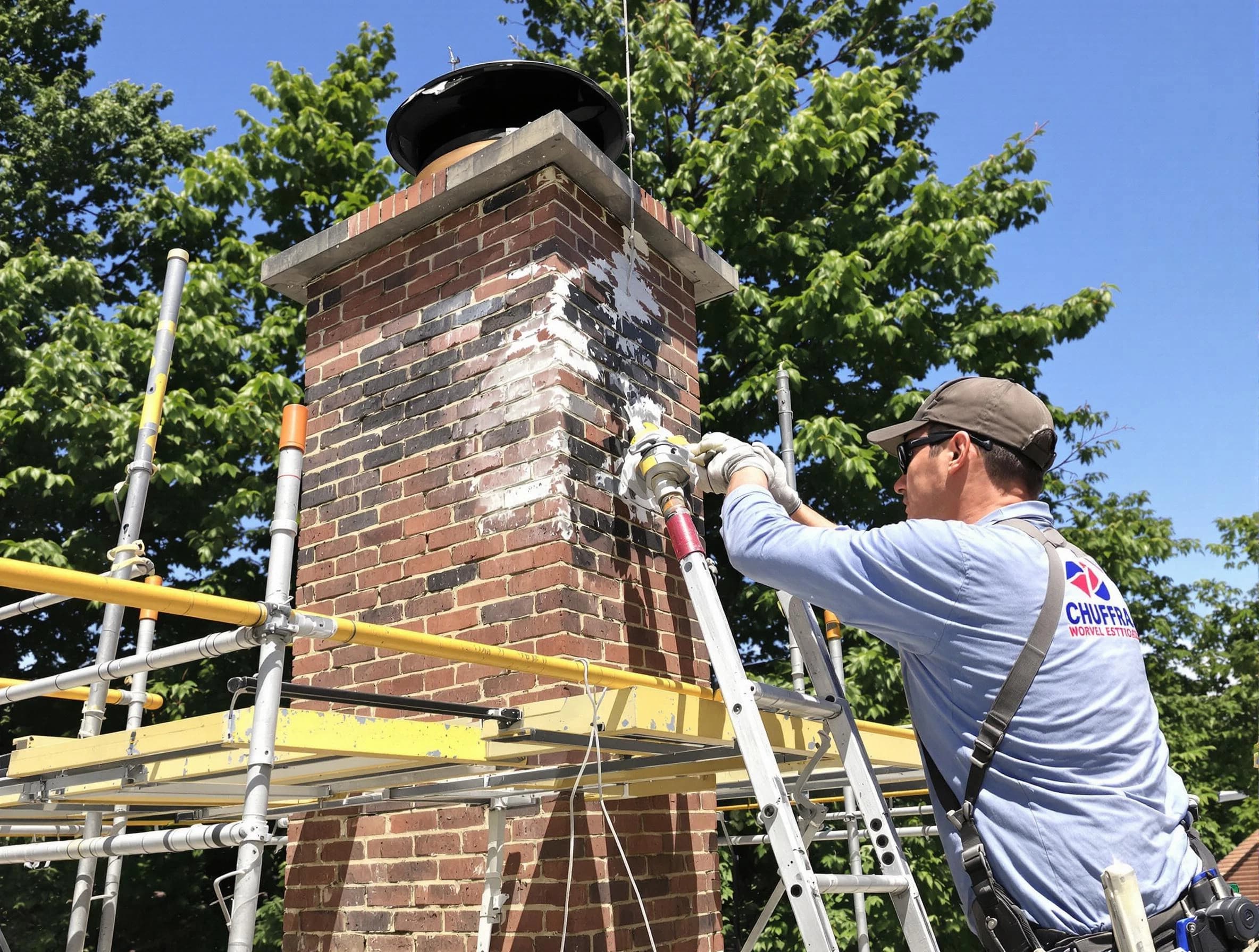 Structural chimney repair by South Park Chimney Sweep in South Park, PA