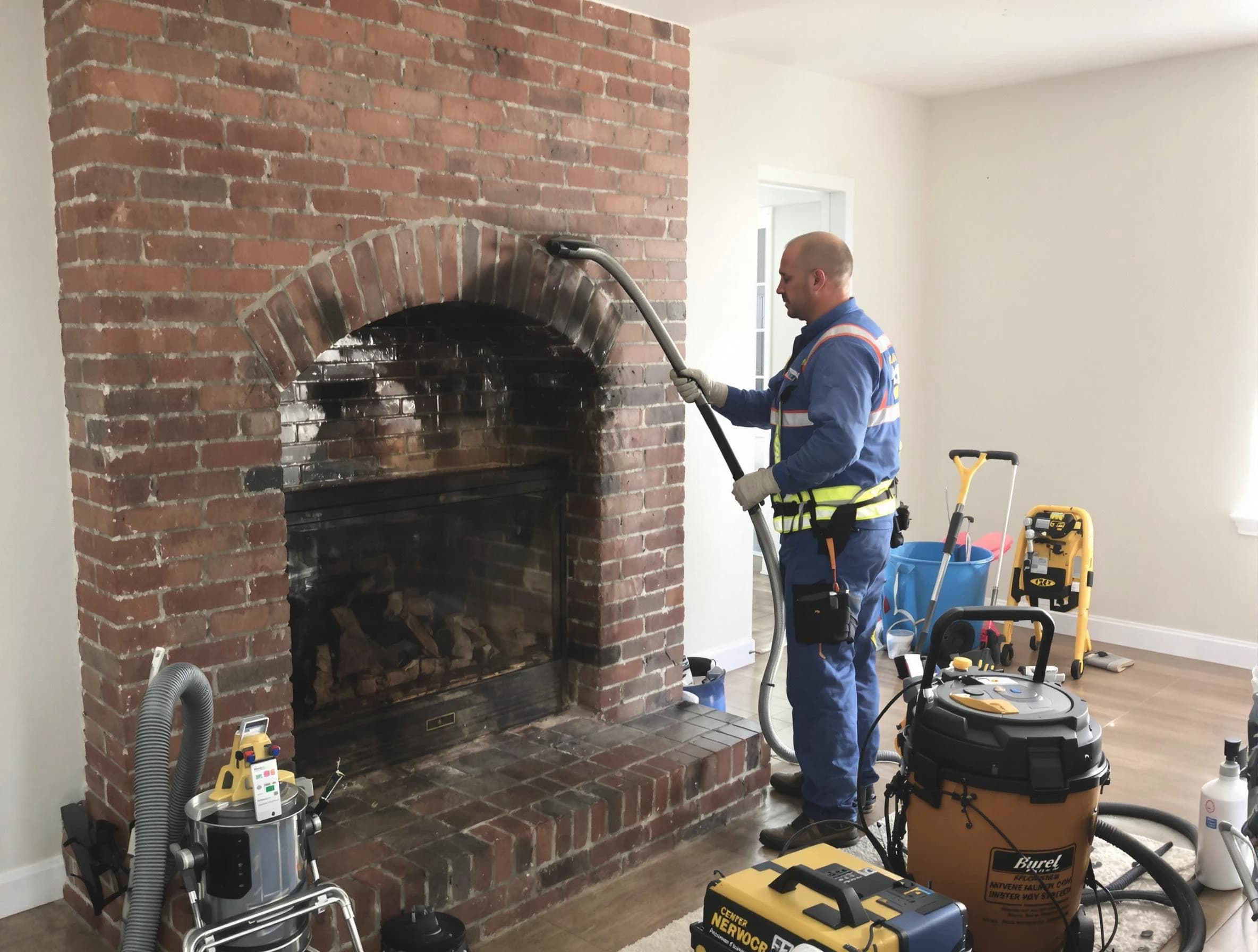 South Park Chimney Sweep expert performing detailed chimney sweep in South Park, PA
