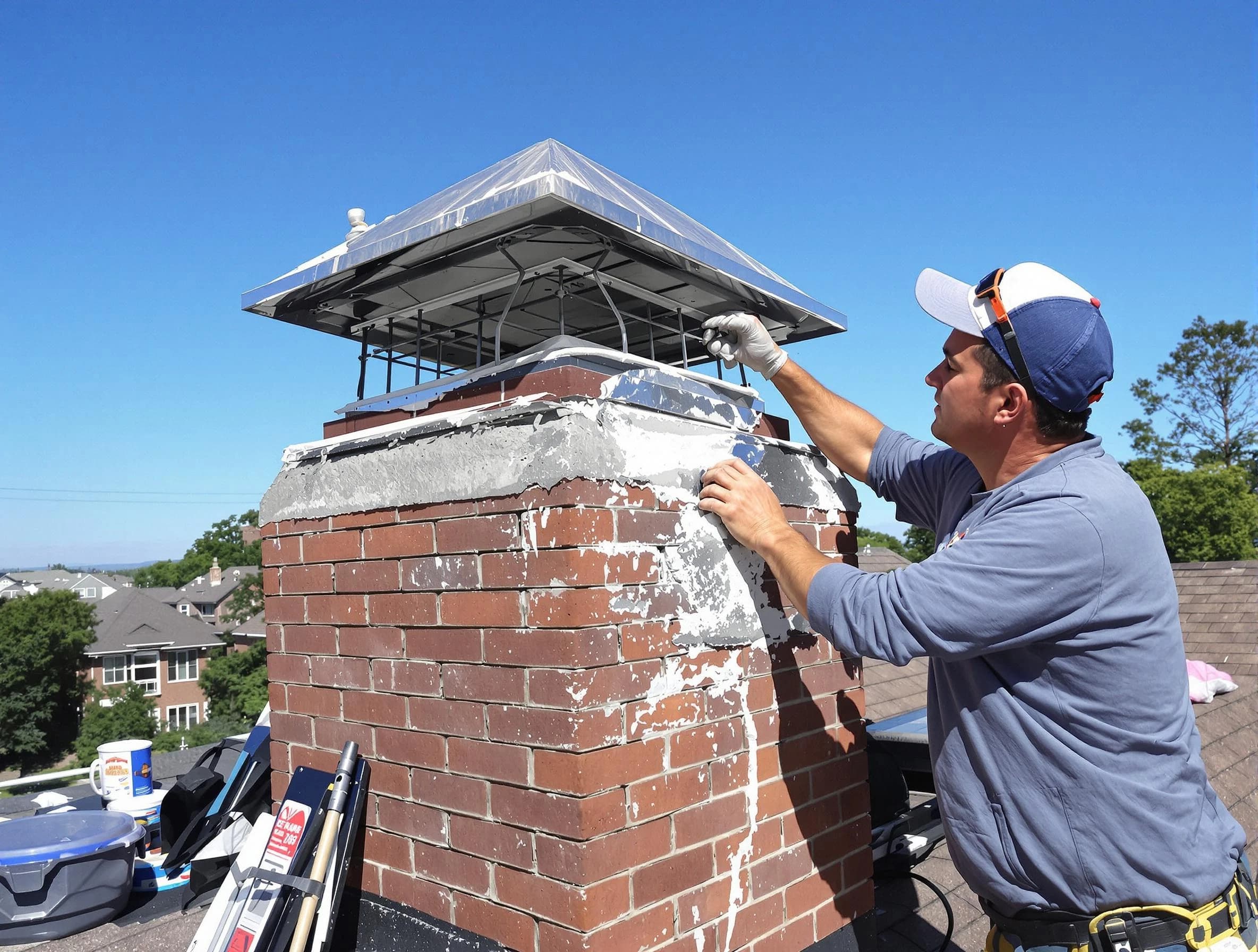Chimney Crown Services service in South Park, PA