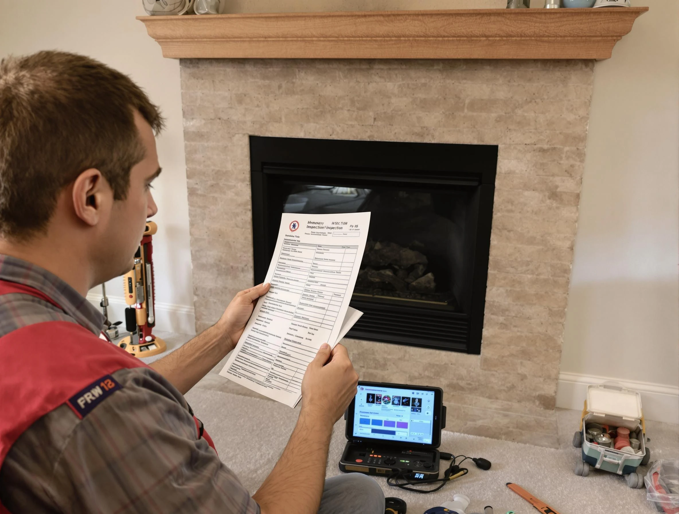 Thorough chimney inspection by South Park Chimney Sweep in South Park, PA